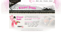 Desktop Screenshot of kissuisushi.com